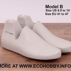 Schuhleisten Modell B. Für Schuhherstellung & Turnschuhe, Neu! V-GELENK. Größe 9 bis 14.