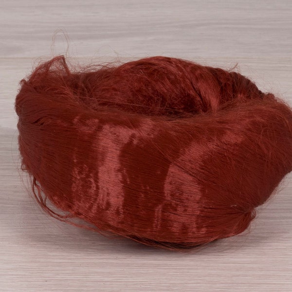 Viscose fiber V-246, 1.7oz (50gr) for felting, nuno felting, spinning and art batts projects.