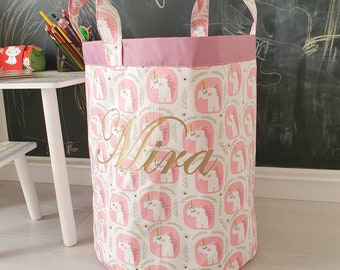 personalized baby laundry hamper