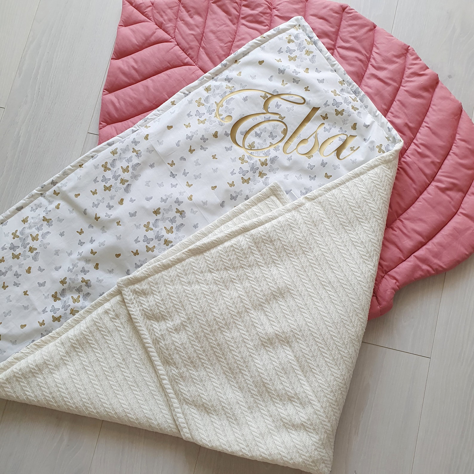 Hospital receiving blanket Personalized swaddle baby blanket Etsy