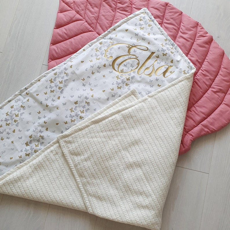 Hospital receiving blanket Personalized swaddle baby blanket Etsy