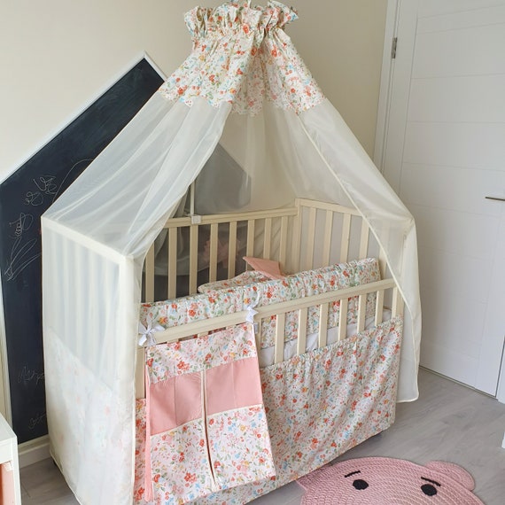 canopy crib bedding
