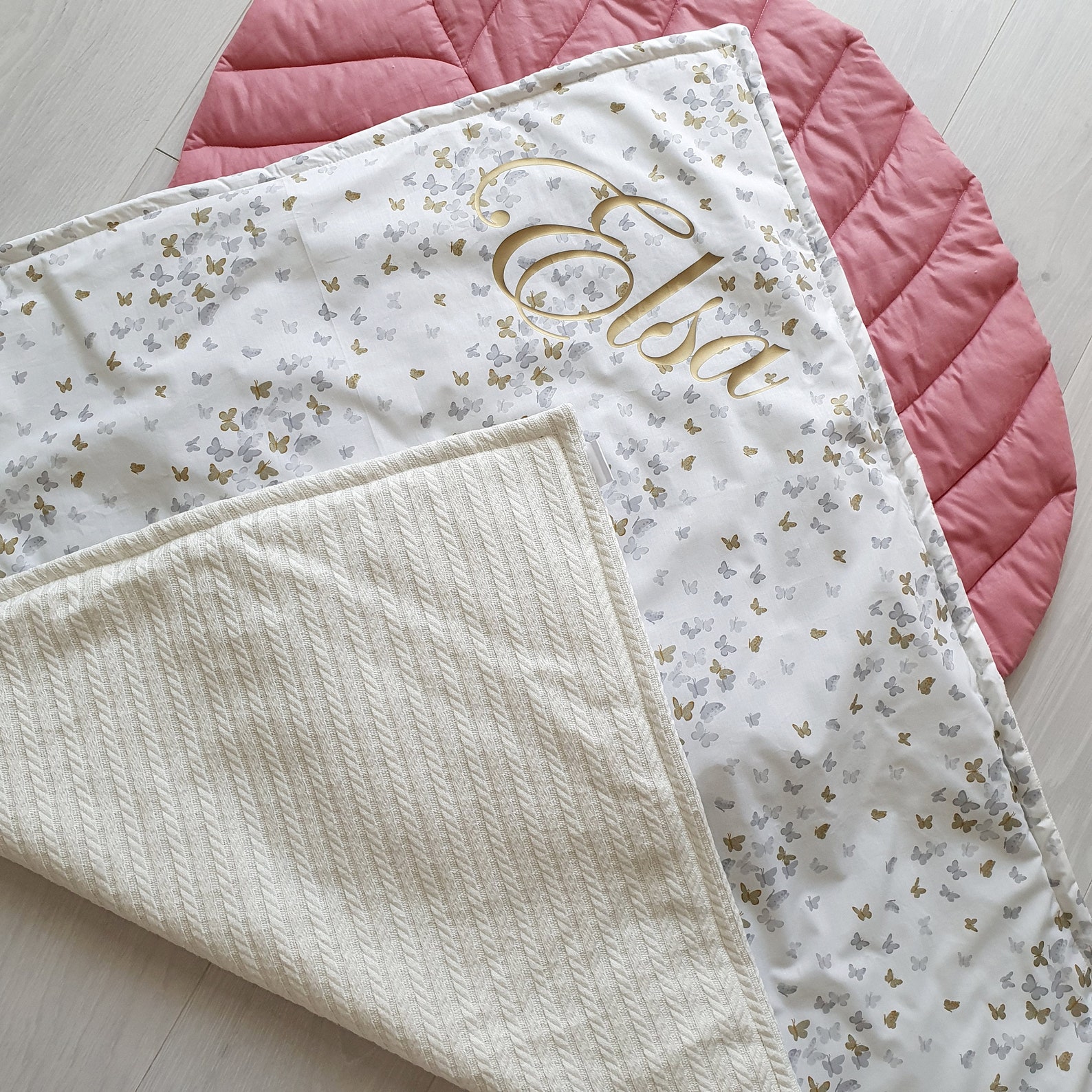 Hospital receiving blanket Personalized swaddle baby blanket Etsy