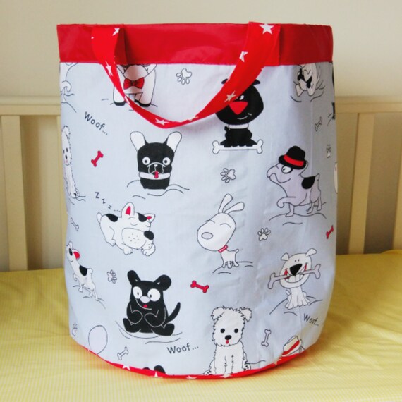 Items similar to Fabric basket, Toy box, Basket for toys, Toy storage