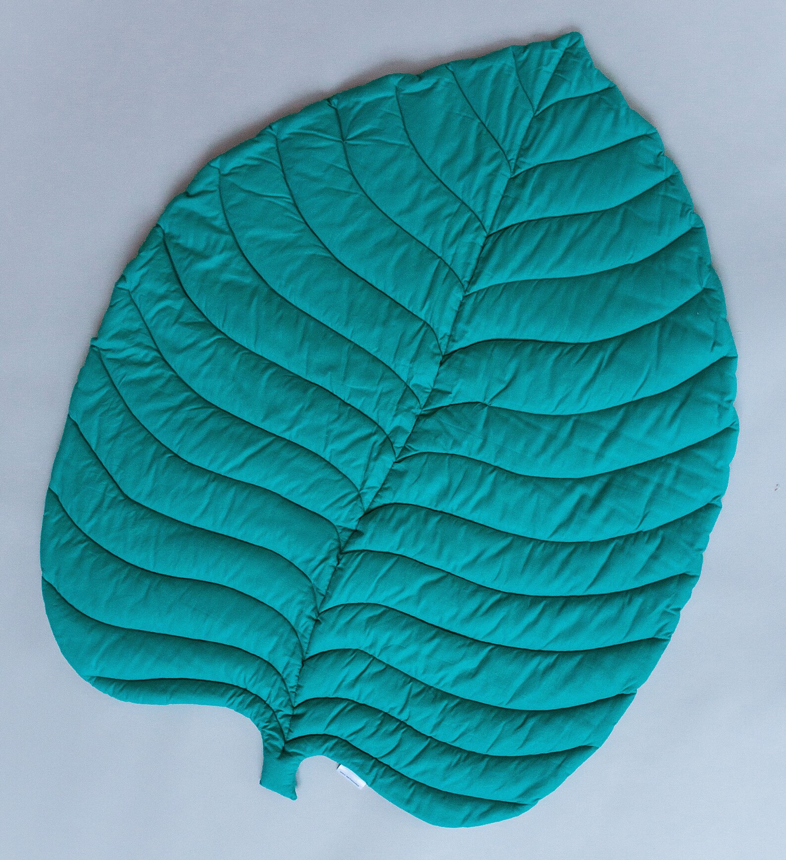 Green leaf baby play mat Cotton tripocal leaf rug Bedside Etsy