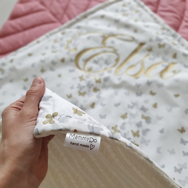 Hospital receiving blanket Personalized swaddle baby blanket Etsy