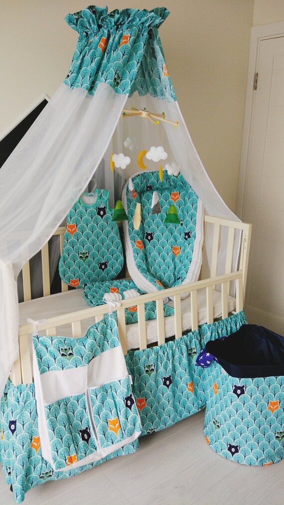 Crib Bedding Set Baby Bedding Set Crib Canopy Diaper Etsy