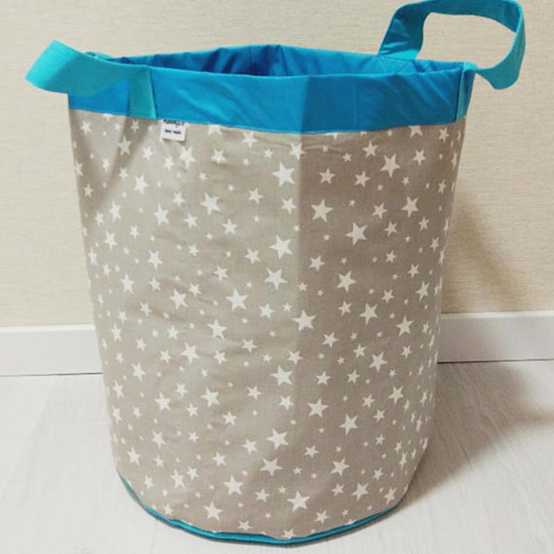 Fabric basket Toy box Basket for toys Toy storage Fabric storage basket Laundry basket Storage bin Laundry bag Gift for baby Unicorn print