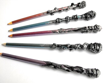 Pencil wand Kid birthday party favor Magic wand Cute school supply Pottermore wand pencil Harry Potter wand party favors Wizard wand pencils