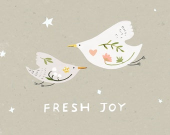 Joy (Isaiah 29) A5 Art Print