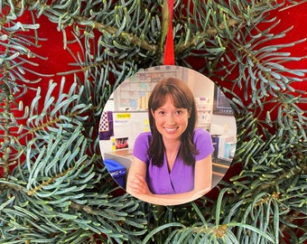 The Office Erin Hannon Tree Ornament Gift Exchange Stocking Stuffer Ellie Kemper