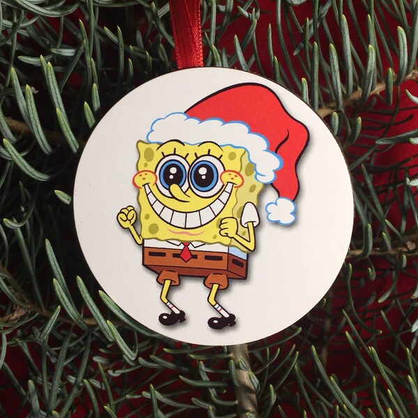 Spongebob Christmas Ornament Etsy