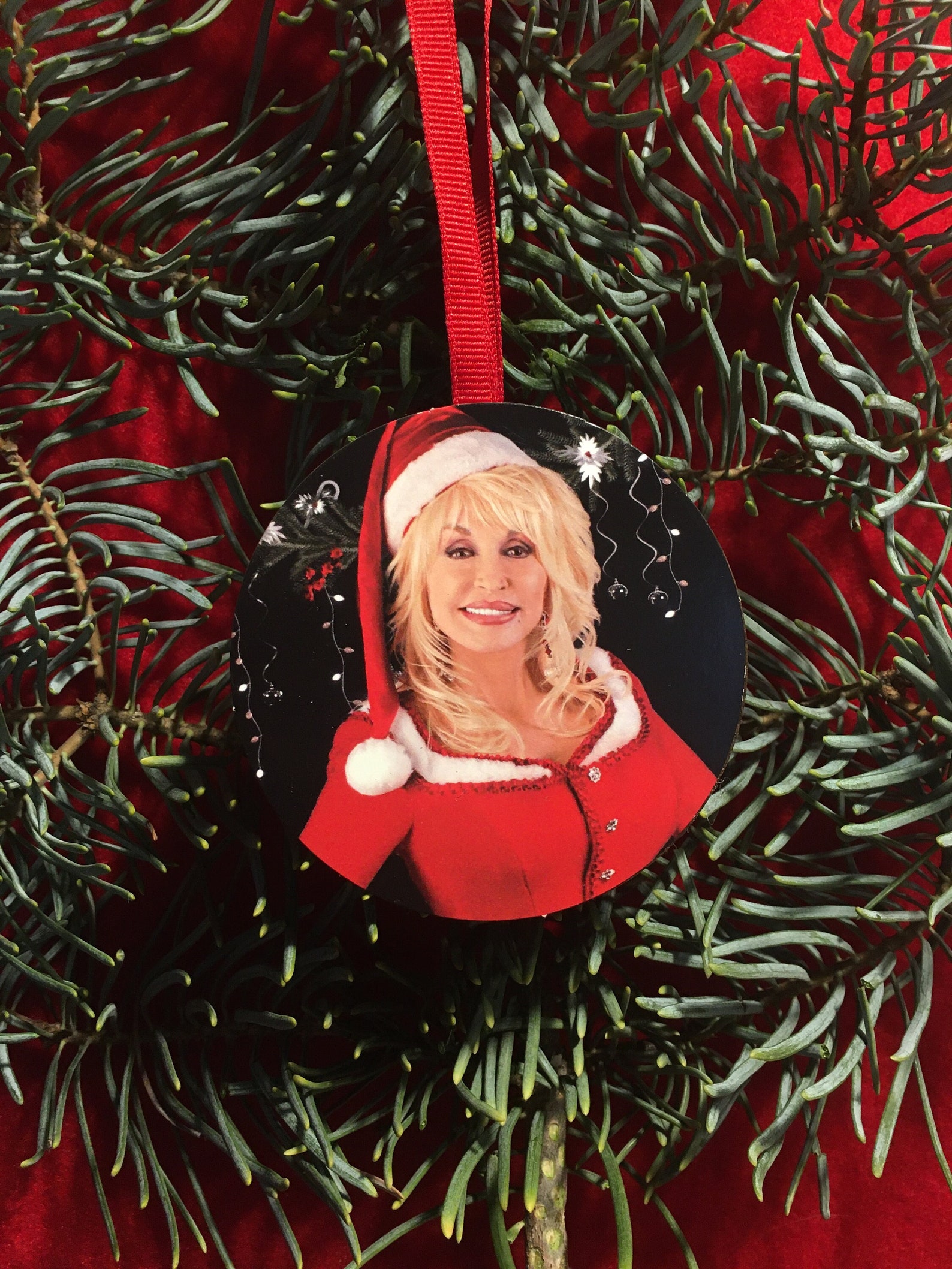 Dolly Parton Christmas Tree Ornament Holiday Party Gift Etsy