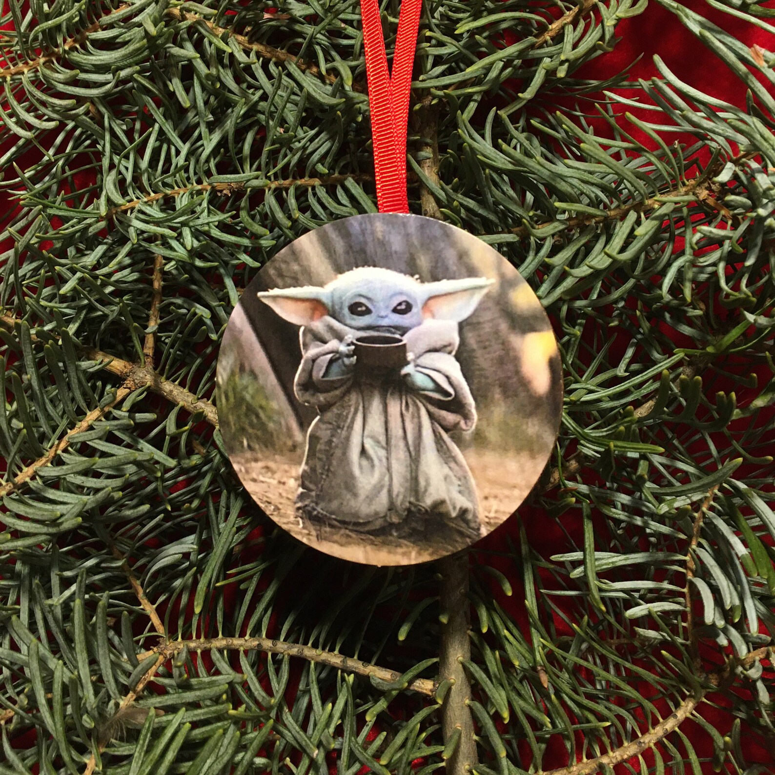 Baby Yoda Christmas Tree Ornament Etsy