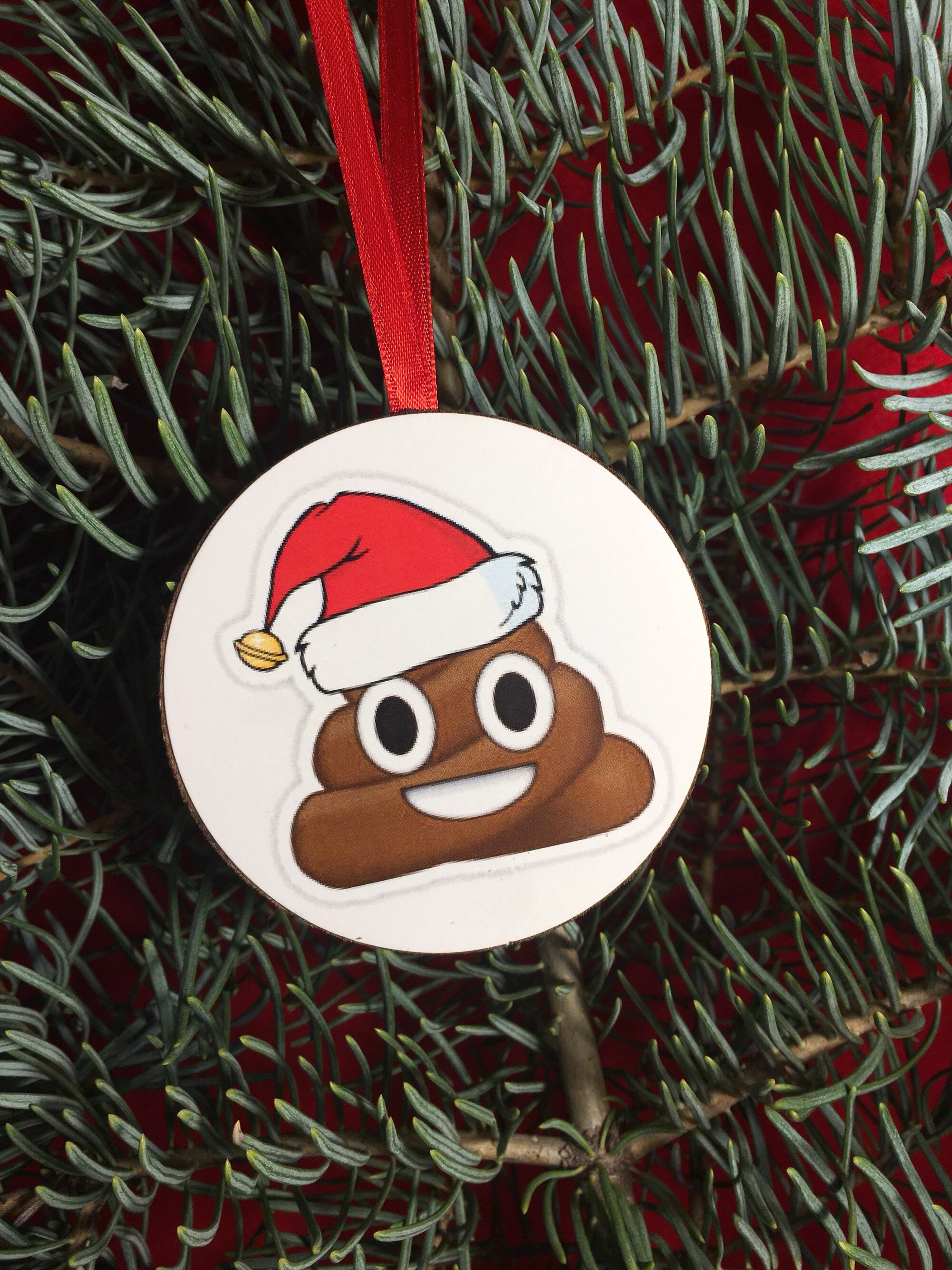 Poop Emoji Christmas Tree Ornament | Etsy