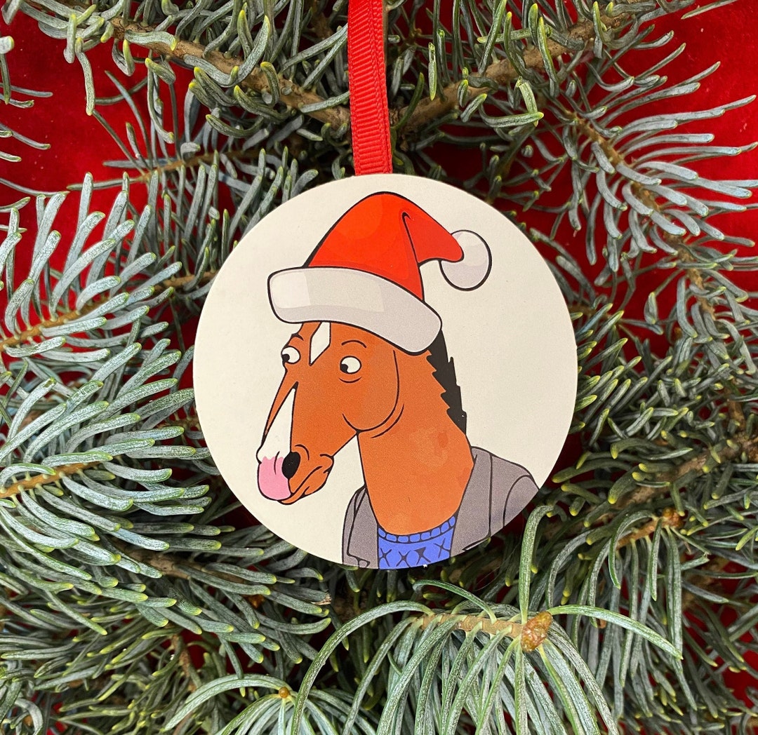 Bojack Horseman Christmas Tree Ornament Funny Gift Exchange Etsy