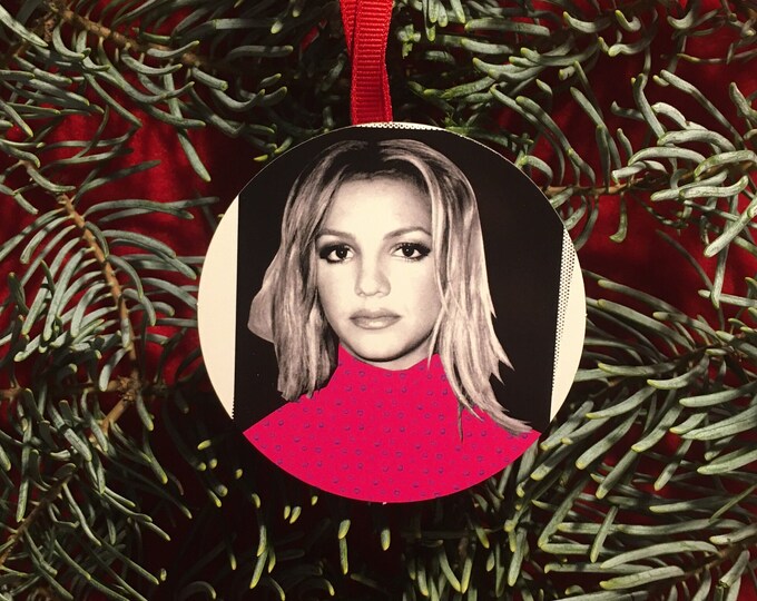 Britney Spears Christmas Ornament 