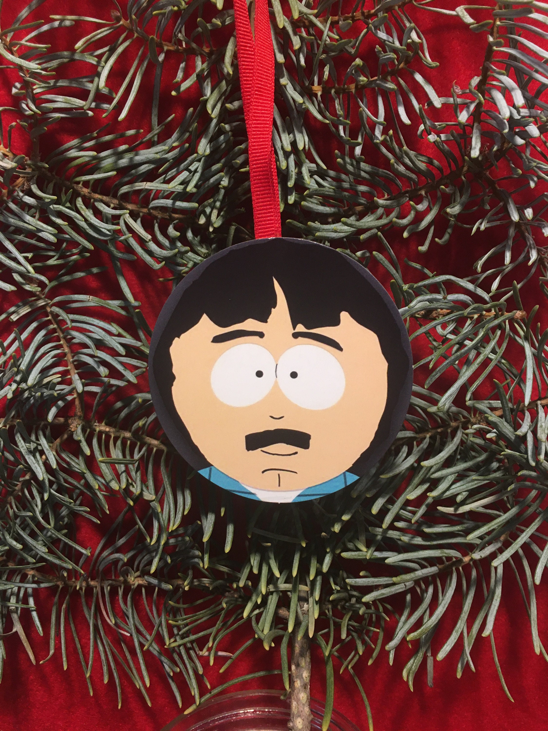 Randy Marsh South Park Christmas Tree Ornament Gift Exchange Etsy