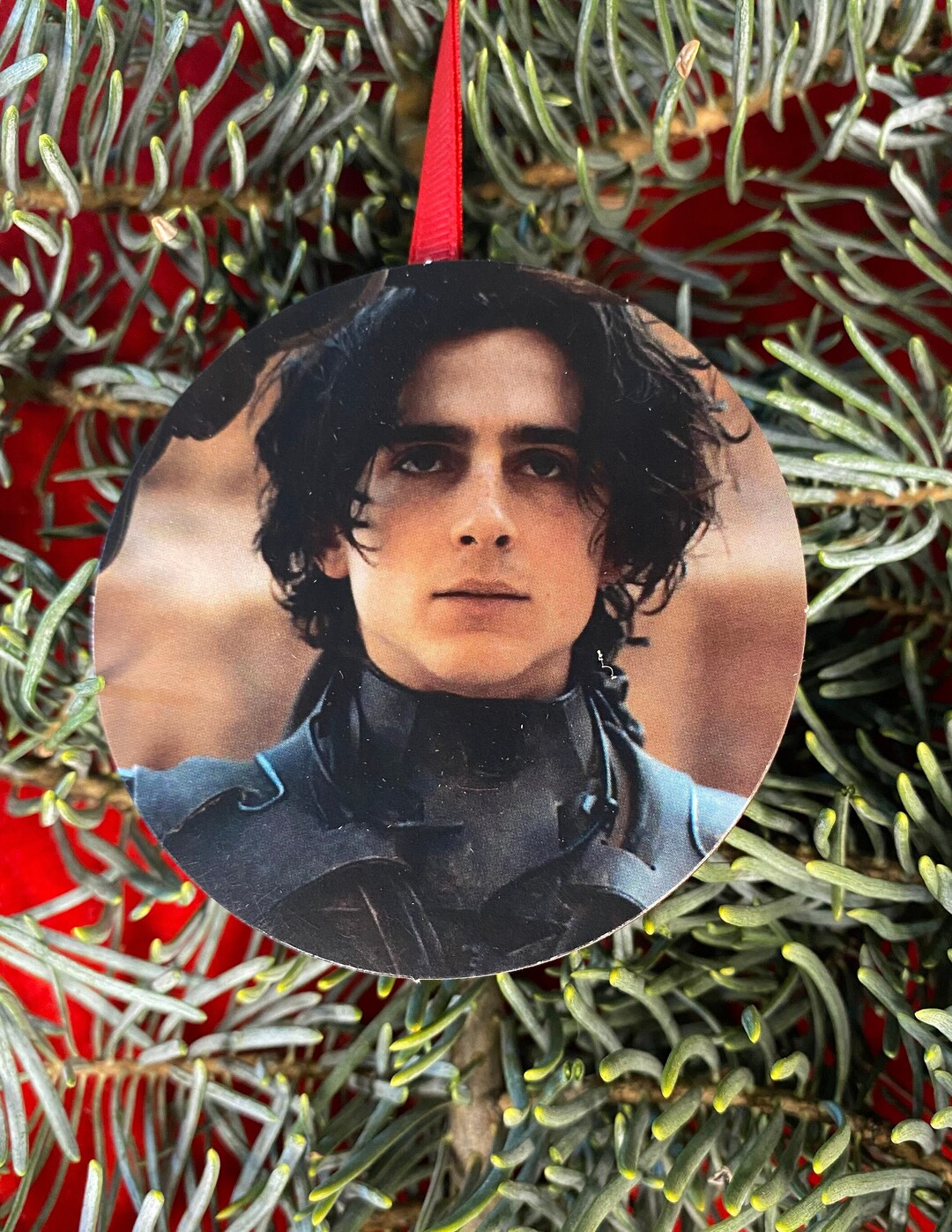 Timothee Chalamet Dune Christmas Tree Ornament Holiday Party Etsy