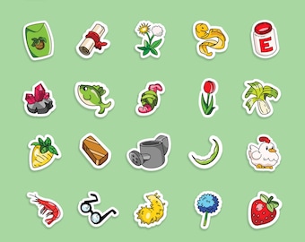 Stardew Valley Inspired Spring Stickers: Mini Farming Stickers