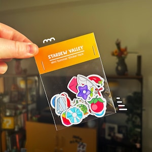 Stardew Valley Inspired Mini Summer Stickers / Farming Stickers / Gaming Stickers / Seasonal Stickers