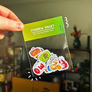 Stardew Valley Inspired Mini Spring Stickers / Farming Stickers / Gaming Stickers / Seasonal Stickers