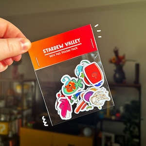 Stardew Valley Inspired Mini Fall Stickers / Farming Stickers / Gaming Stickers / Seasonal Stickers
