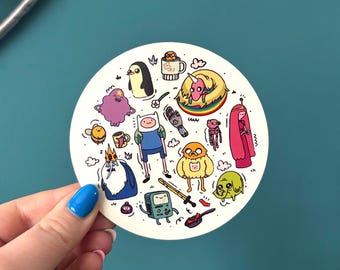 Adventure Time Inspired Coaster