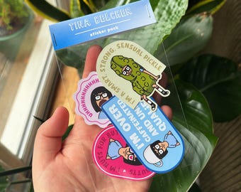 Tina Belcher Quotes Sticker Pack