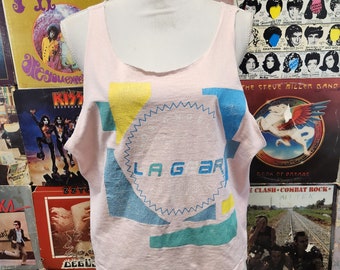 Vintage LA Gear Pink Tank Top | 80s/90s Graphic Tee