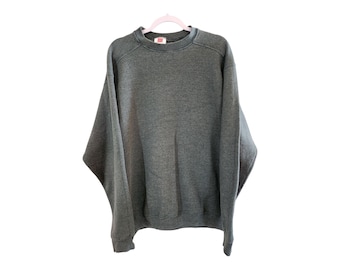 Vintage Members Mark Heather Green Crewneck Sweatshirt XL