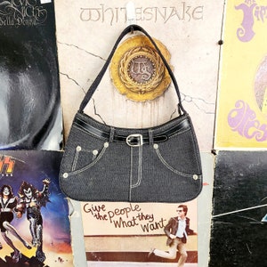 Vintage Y2K Denim Buckle Purse