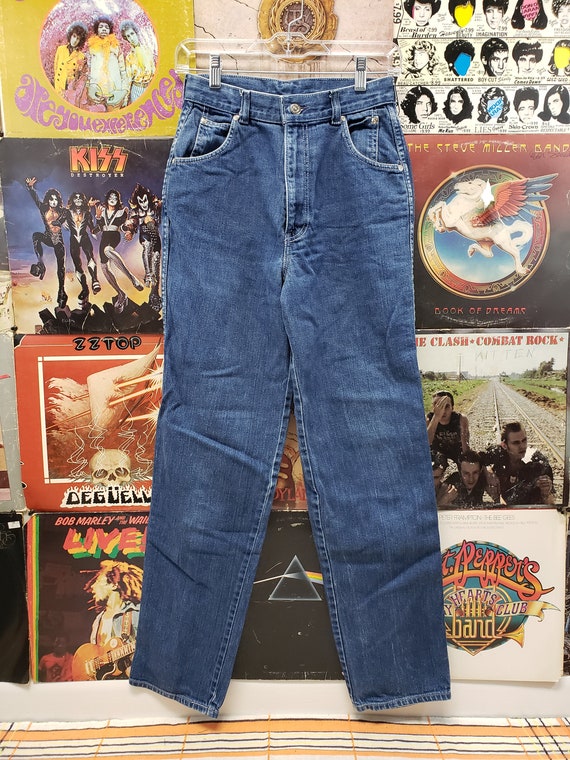 Vintage 70s Levi's White Tab High Waist Embroidered Pockets
