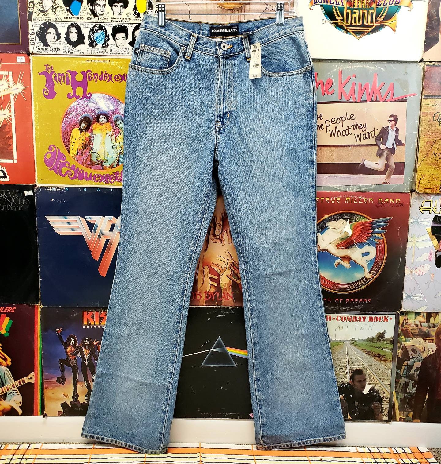 Boot Cut Express Jeans 90's Vintage High Waist Women's Size 2 Dark Wash 27  Waist 35 Hips Dark Wash Vintage Express Jeans -  Canada