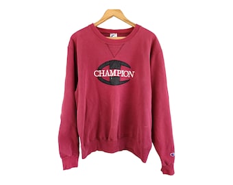 Vintage 90s Champion Logo Crewneck Sweatshirt Large