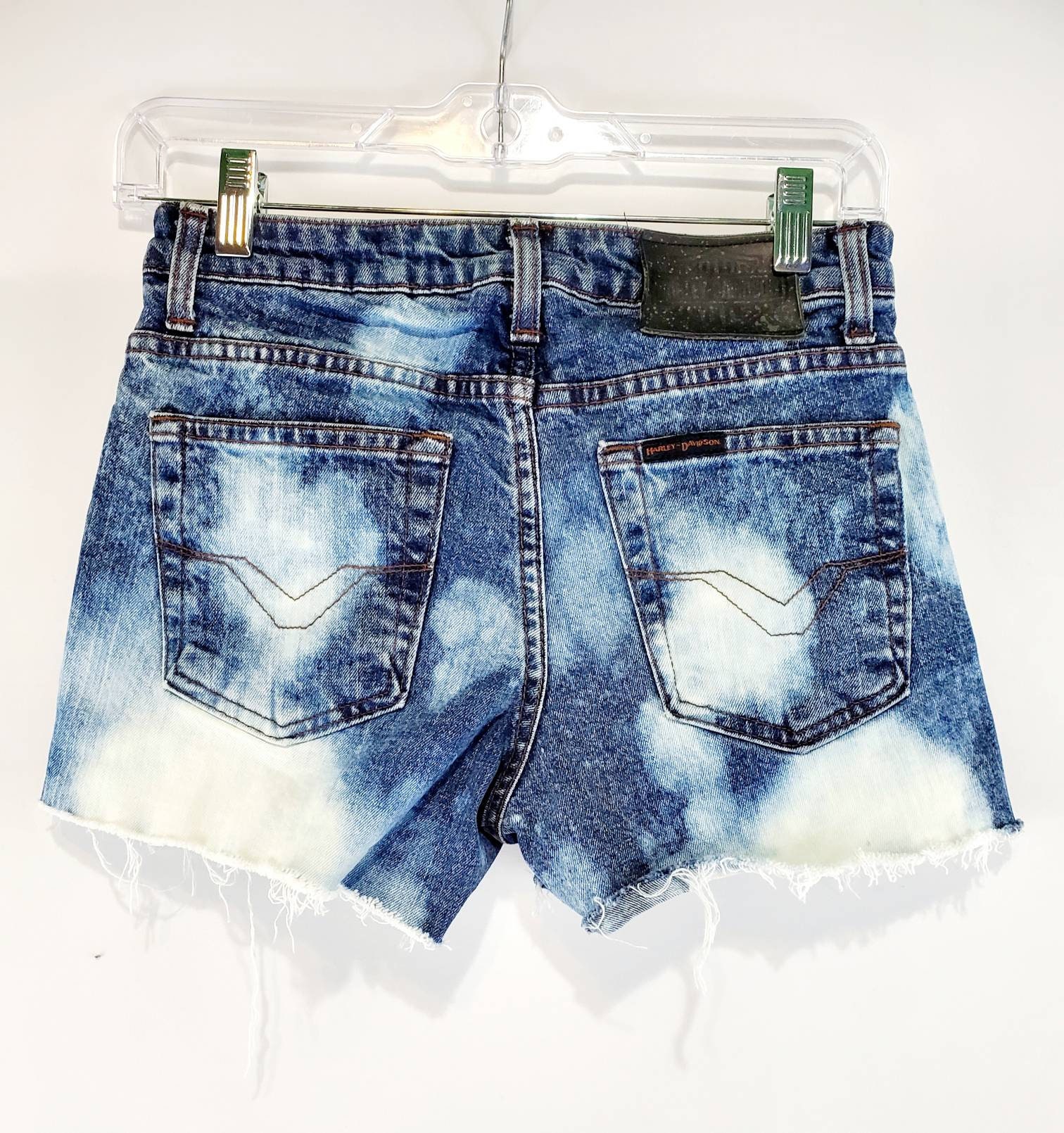 Harley Davidson Bleached Distressed Cut 