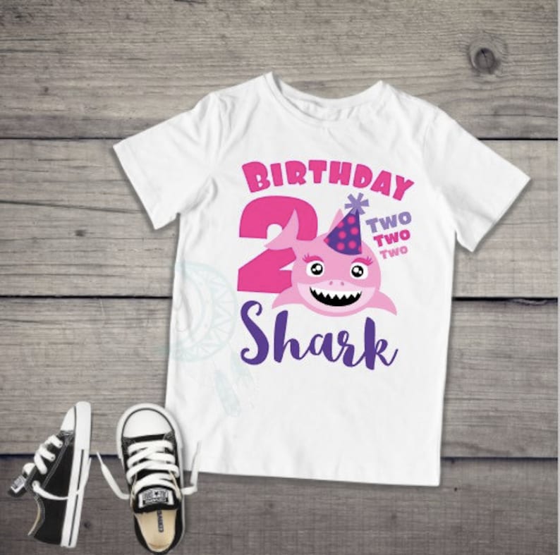 Second Birthday Shirt Birthday Shark Shirt Second Birthday Shark Shirt Baby Shark Shirt Shark Shirt