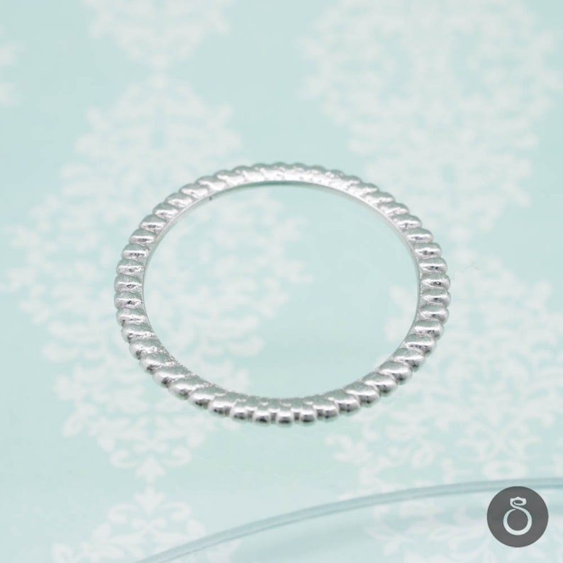Minimalist Jewelry Dainty Gold or Platinum Band with a Simple Pattern Skinny Stackable Ring For Women Custom Made