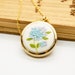 see more listings in the Floral LOCKET necklace section