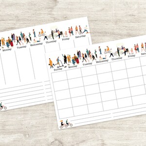 Printable Illustrated Timeless Weekly Planner image 6