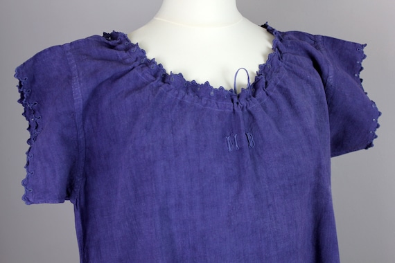 Dress - Old purple linen shirt