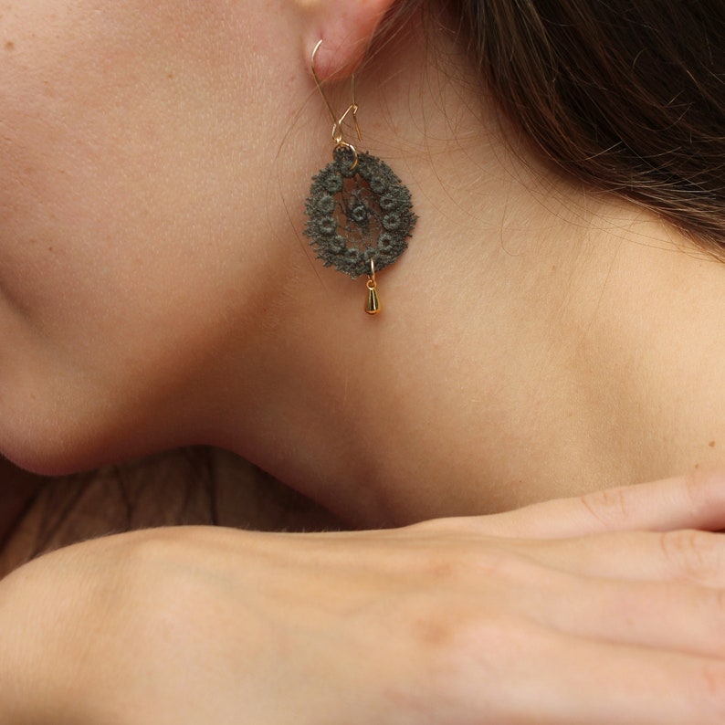 Pink earrings