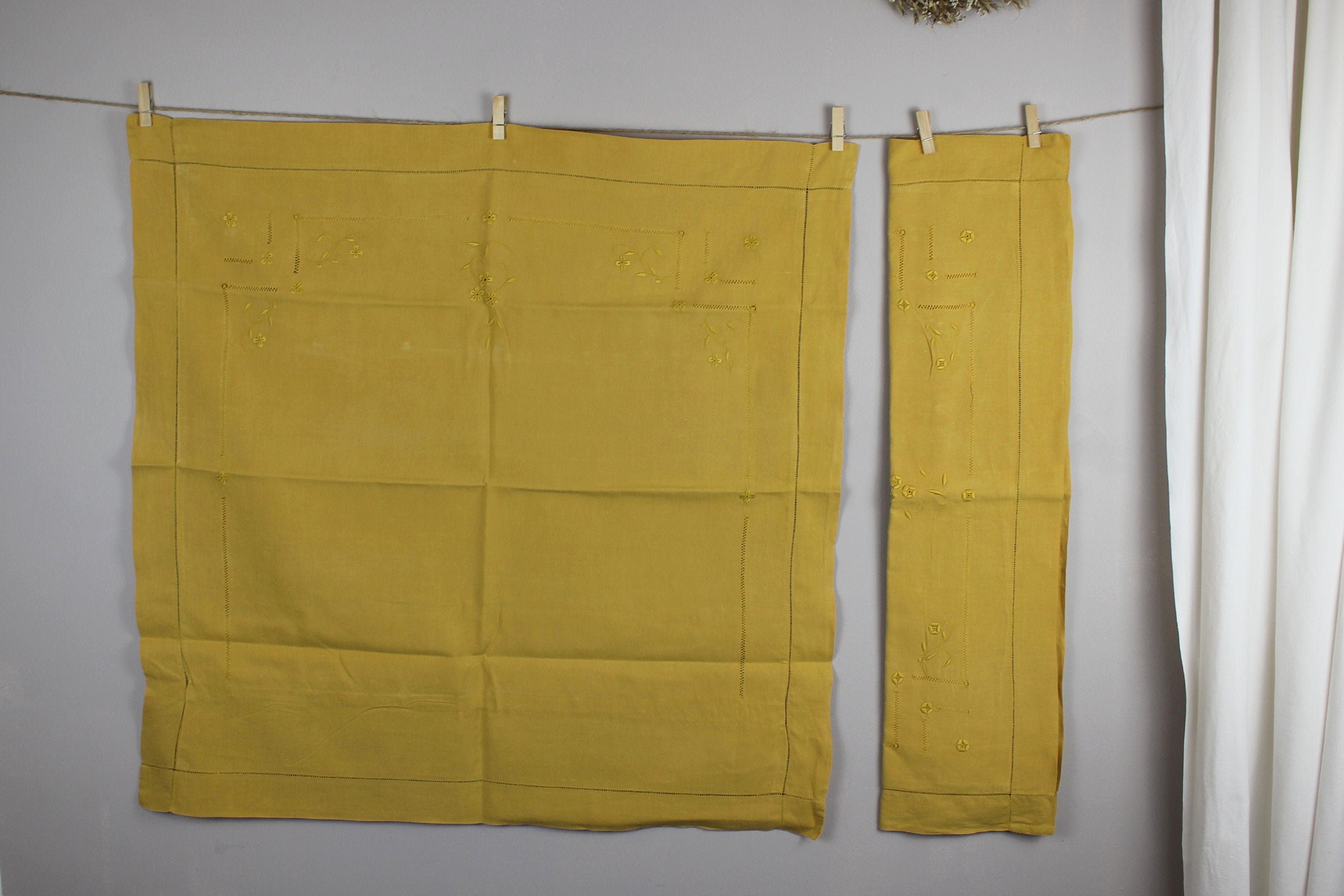 Vintage 2 Taies d'oreiller Anciennes Teintes