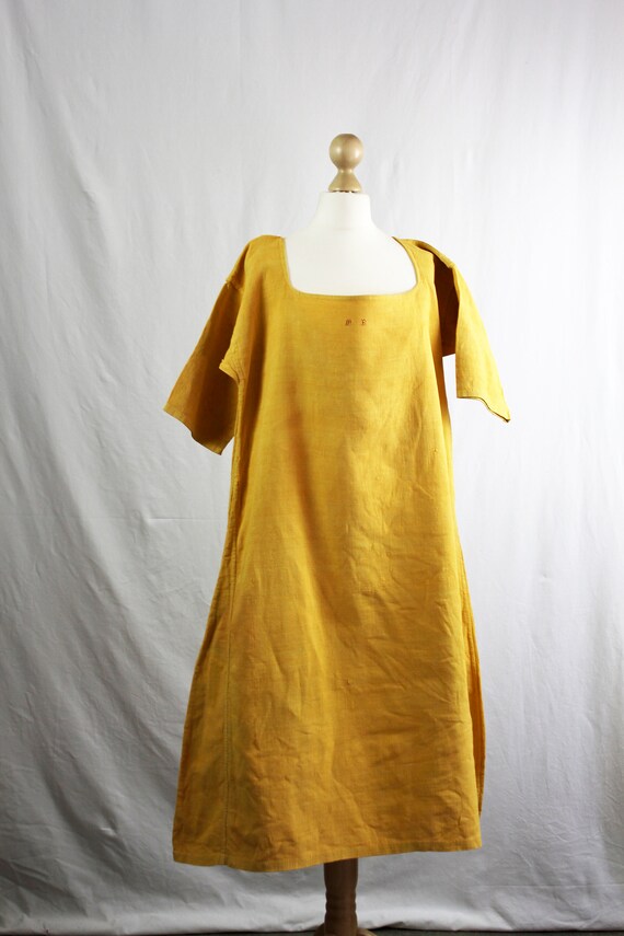 Dress - Old linen shirt  - image 2