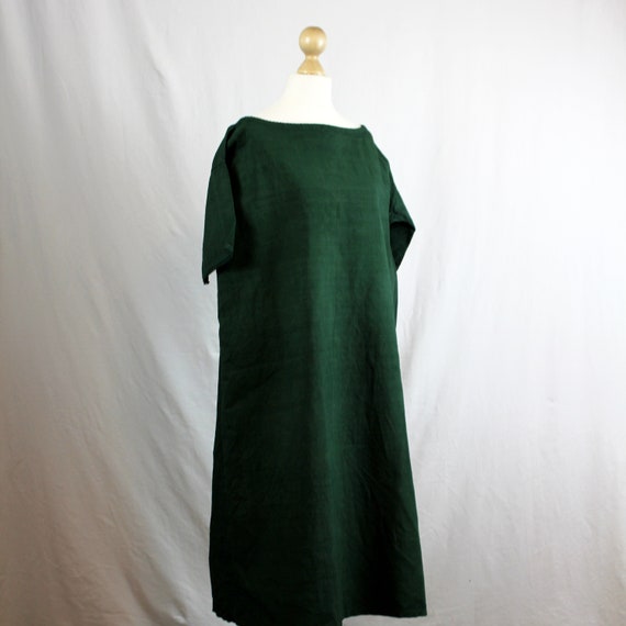 Dress - Old linen shirt blue