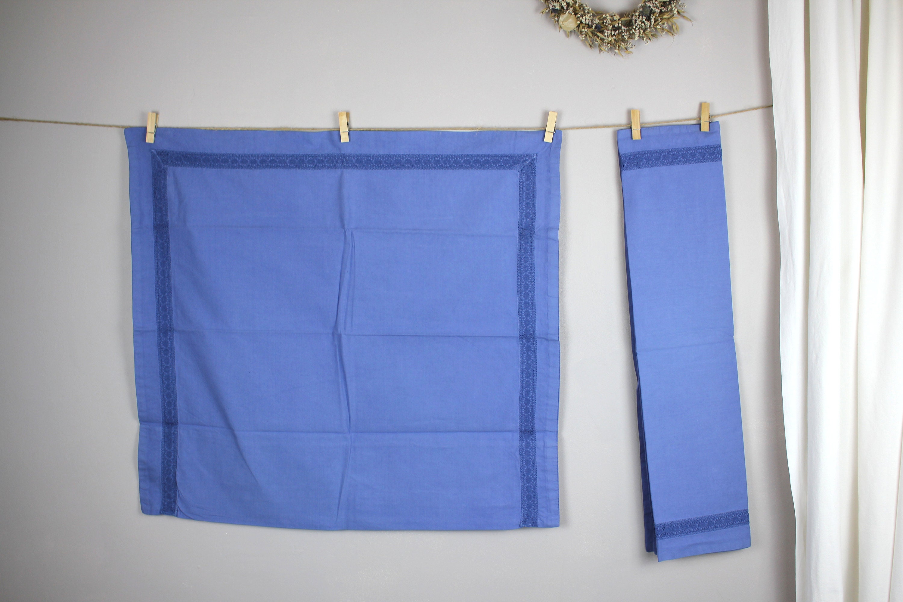 Vintage 2 Taies d'oreiller Anciennes Teintes