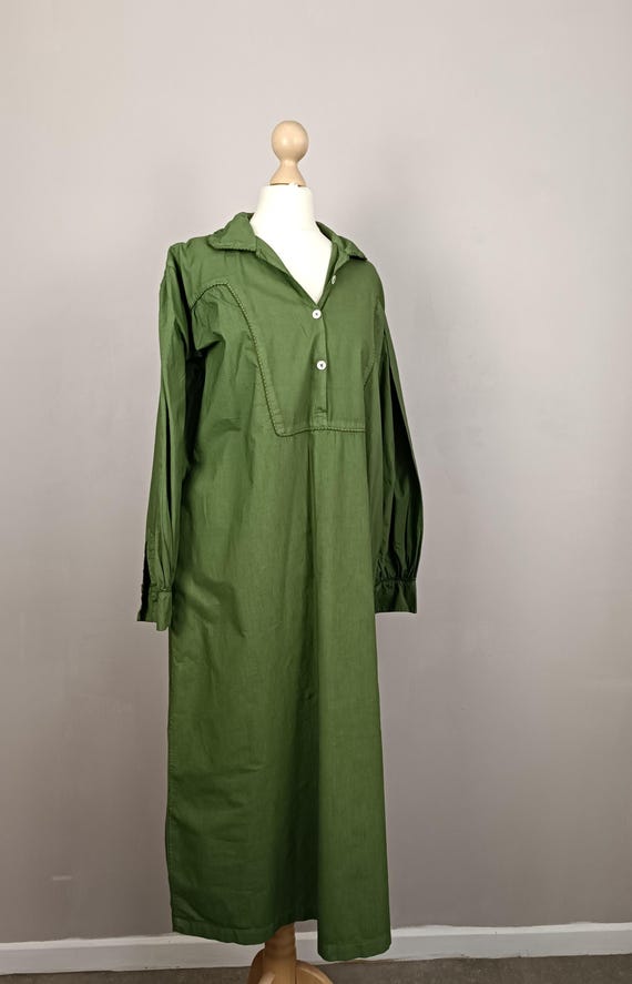 Vintage Robe chemise ancienne teinte L-XL View 2