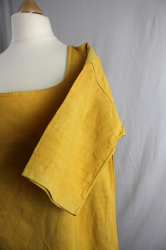 Dress - Old linen shirt  - image 5