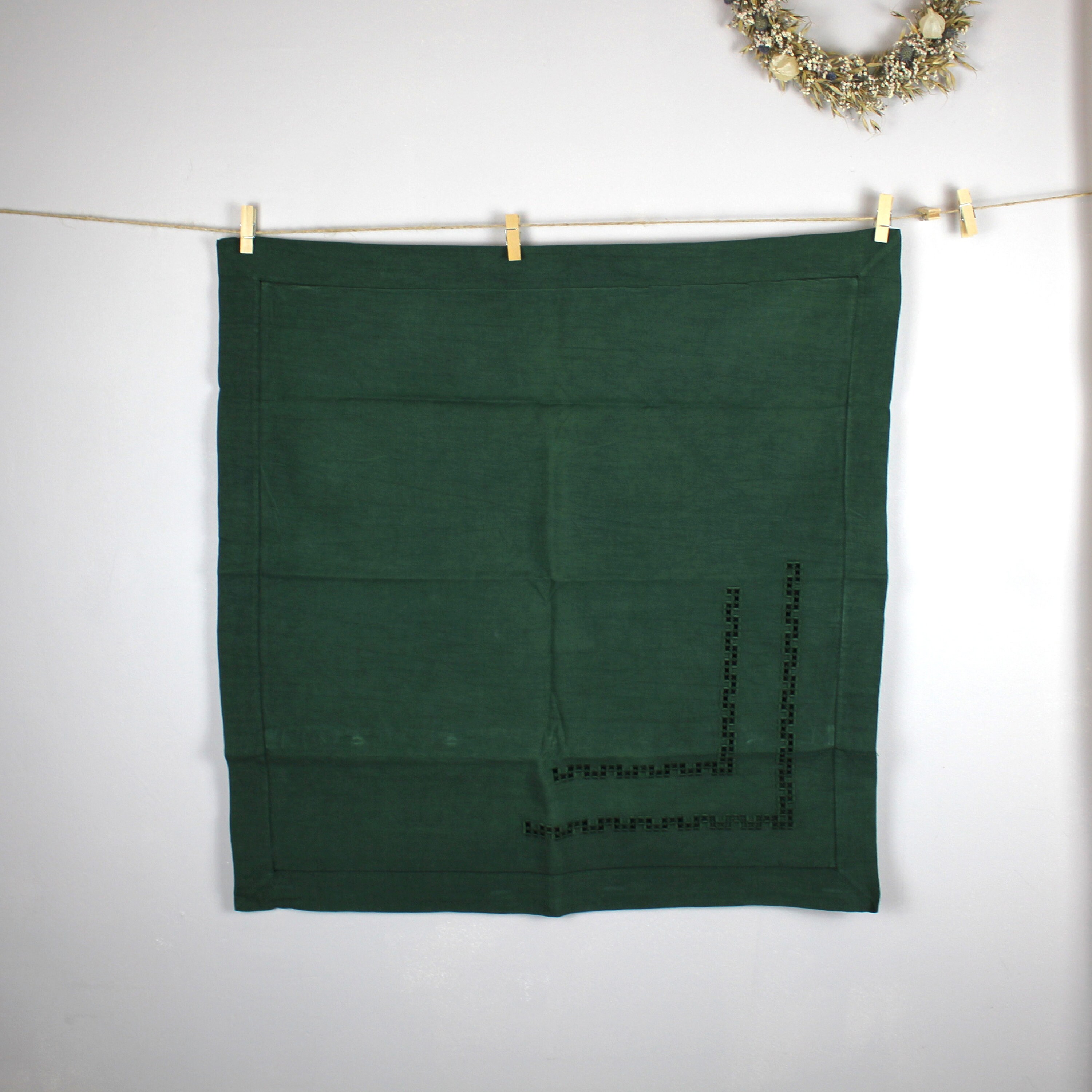 Vintage Taie d'oreiller Ancienne Teinte