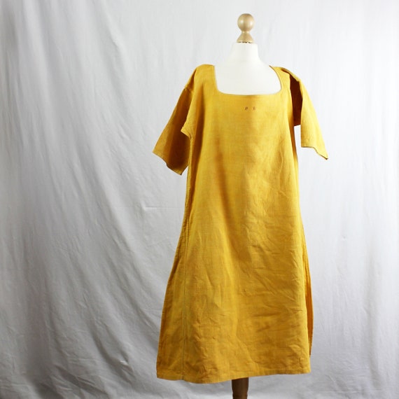 Dress - Old linen shirt  - image 1